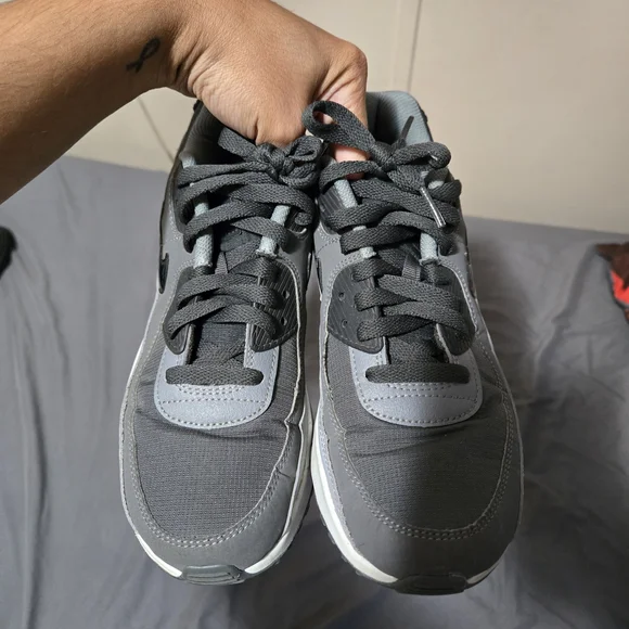 Nike Air Max Gray and Black Sneakers - Picture 2 of 5